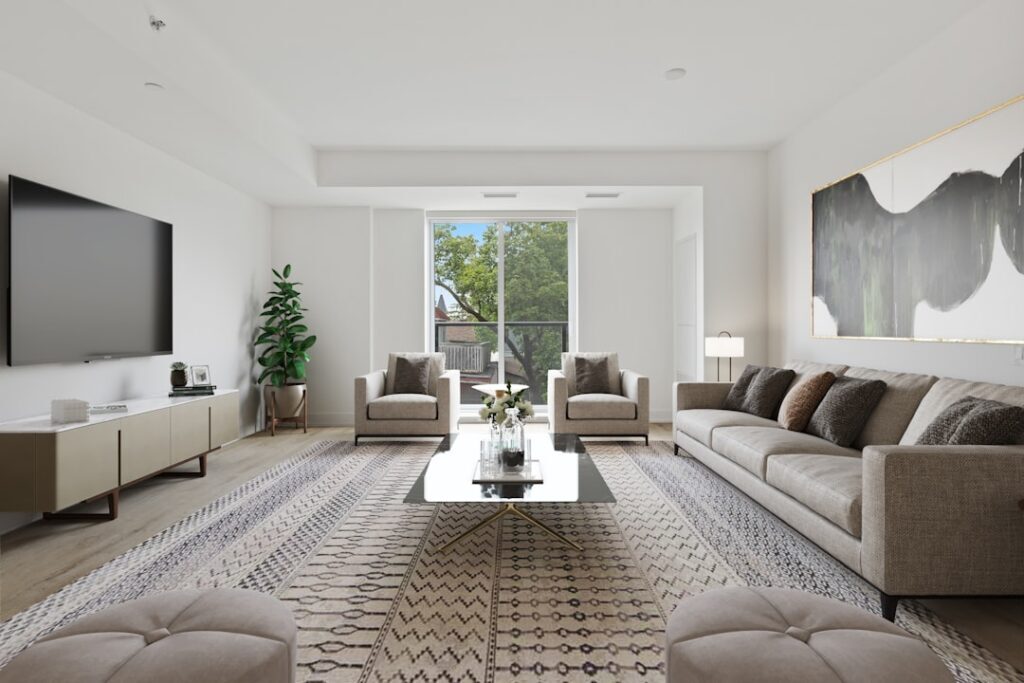 Prevent Diffuser Oil Residue: Advanced Nebulization, Clean - minimalist luxury living room, pristine surfaces